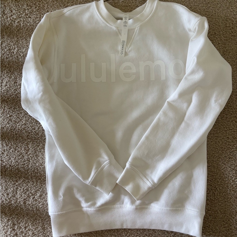 lululemon White Crewneck